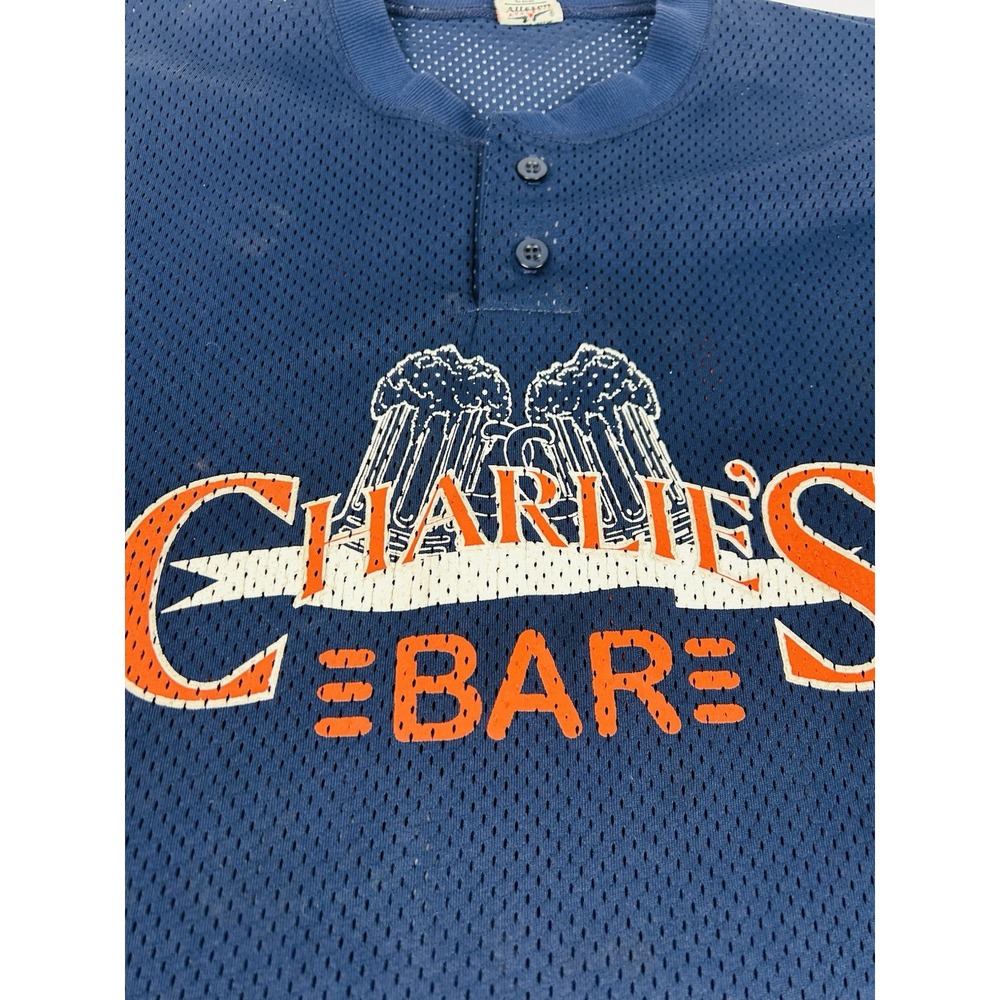 Vintage Chicago Bears Style Charlie's Bar Jersey Shirt Men's XXL Alleson